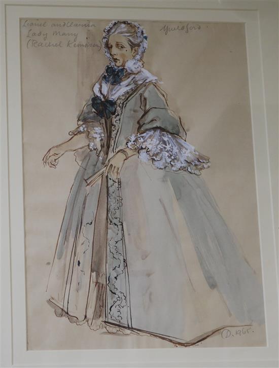 David Walker 1934-2008, Costume design for Mary Kempson as Lady Mary